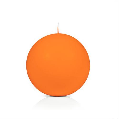EVENTI CONF.DA 6 CANDELE SFERICHE H8 DIAM.8 ARANCIONE