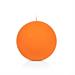 EVENTI CONF.DA 6 CANDELE SFERICHE H8 DIAM.8 ARANCIONE