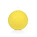 EVENTI CONF.DA 6 CANDELE SFERICHE H8 DIAM.8 GIALLO